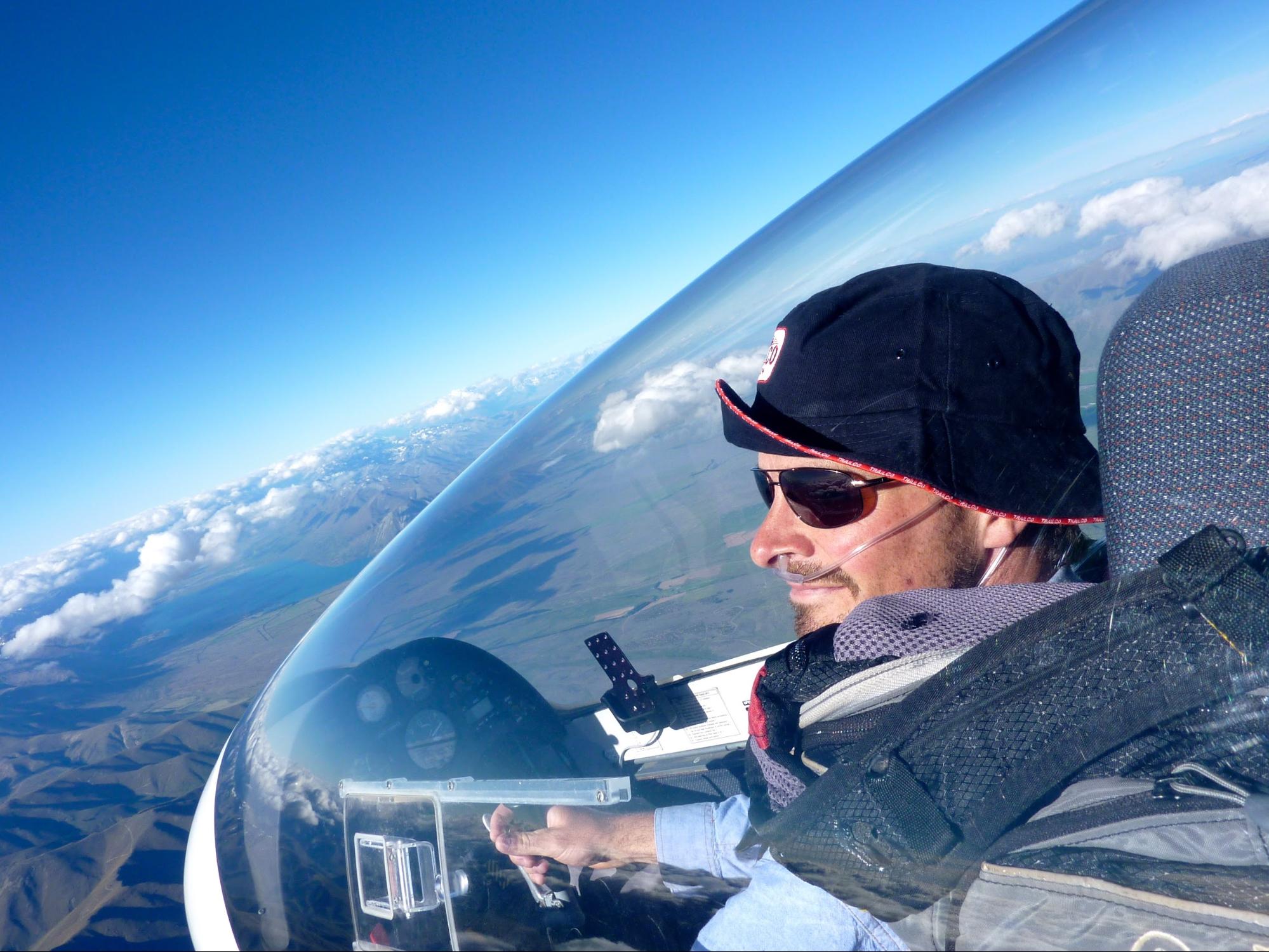 Pilot przy pracy